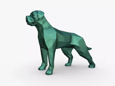 Bullmastiff 3D print model