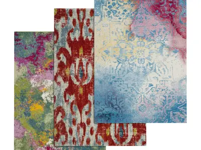 Rug Set 507 3D model