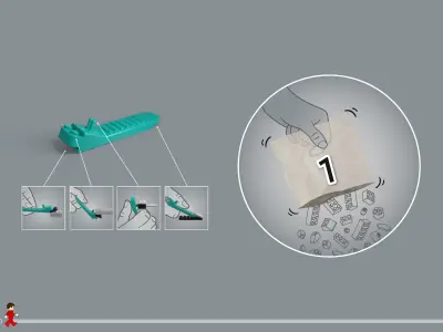 TwindBricks3D - 10330 McLaren MP44 - Ayrton Senna 3D print model
