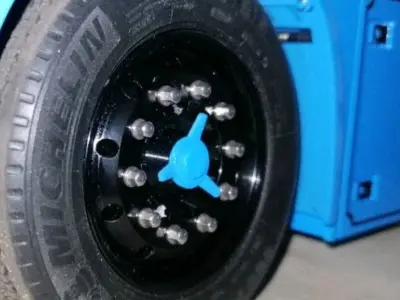 FELGENSPINNER TAMIYA TRUCK LKW RC TUNING  FELGEN AUTO 3D print model