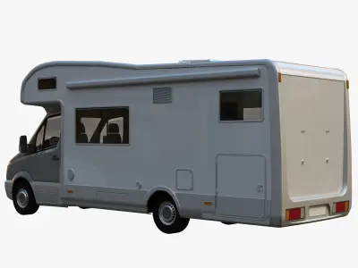 Motorhome mercedes benz rv 3D model