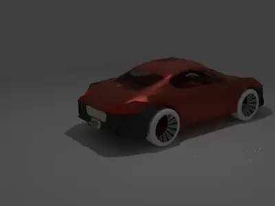 gaming car 3D model