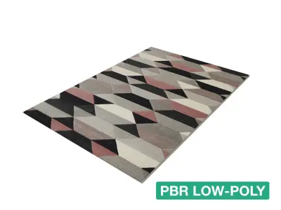 Carpet - Castor - High- and Low-poly  3D Model Pack