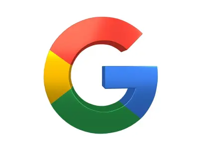 Google Logo v1 002 Free low-poly 3D model