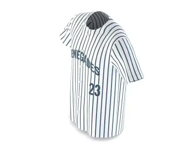 Baseball Shirt 3D model