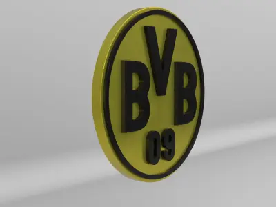 Borussia Dortmund Team Logo 3D model