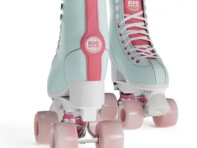 Rio Roller Script rollers Quads 3D model