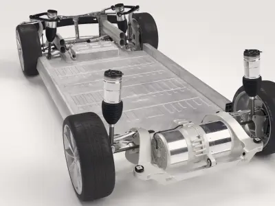 Tesla Model S Chassis 3D model