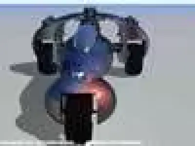 tron bicycle Free 3D model