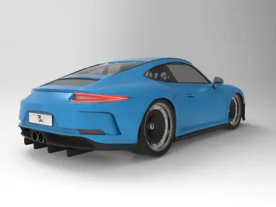 Porsche 911 GT3 Touring 3D model