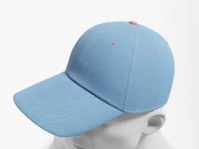 BASEBALL HAT Low-poly 3D model purchase