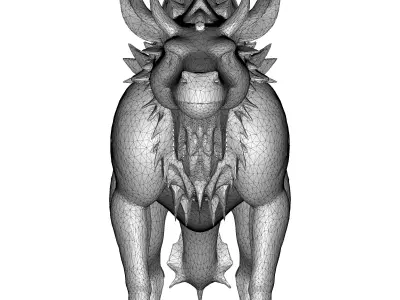 Verdant Dragon Guardian Free 3D print model