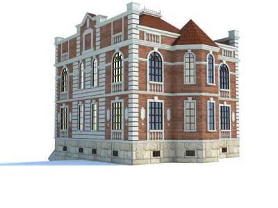 House 2 3D model victorian 3D model