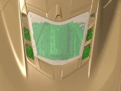 Chevrolet Corvette Premium 3LT 2020 Vehicle 3d scan model 3D model