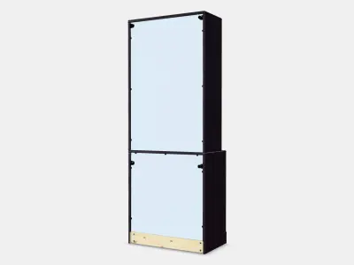 HAVSTA Storage combination with doors Low-poly 3D model