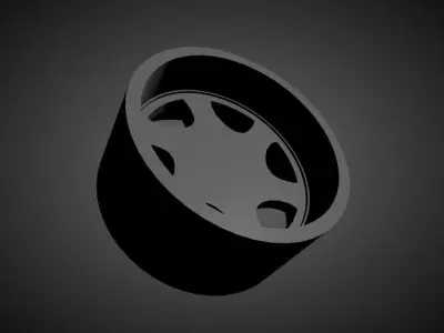 kranze bazreia scalable and printable rims 3D print model