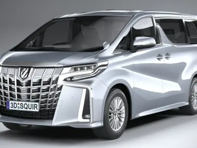 Toyota Alphard 2023 3D model