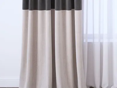 Set 114 Curtains 3D model