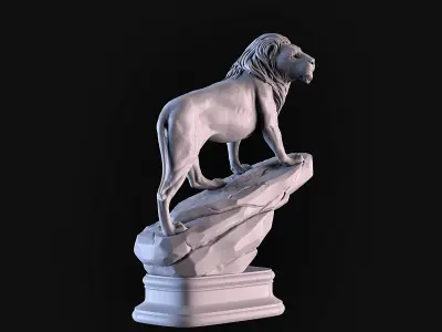 Lion the King 3D print model