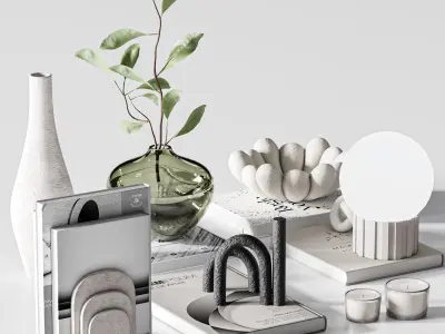 Decorative set02 3D model