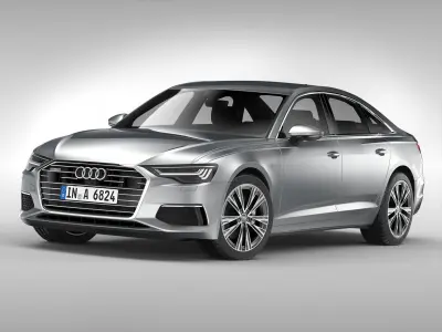 Audi Passenger Cars 2017 - 2019 3D Model Pack