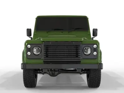 Land Rover Defender 110 Double Cab Pick Up 2017 3D model