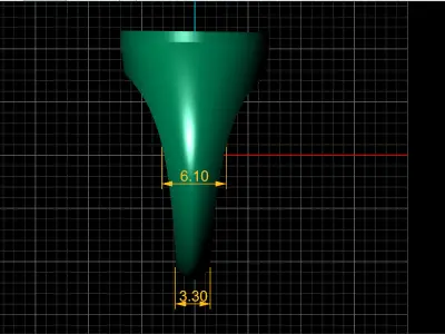 Luxury Gold Ring  3D print model
