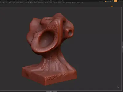 Modern Abstract Decorative sculpture 3d print model 3D print model 2