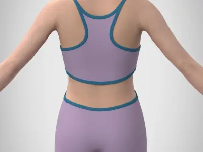 Jumpsuit Free 3D model