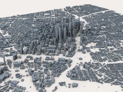Los Angeles City USA 3D model