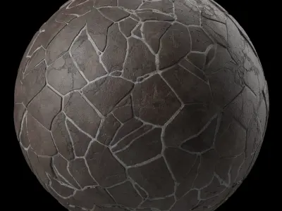 Pavement Materials 51- BrushRock Stone Paving Sbsar 4k Seamless Texture
