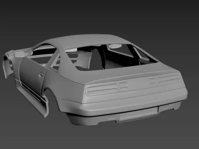 Nissan 300ZX Tuning Body For Print 3D print model