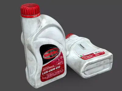 Antifreeze Bottle 3D model
