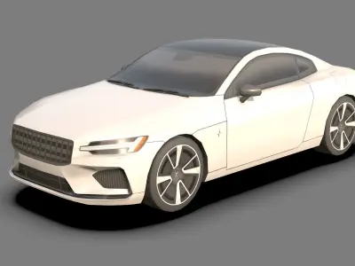 Low-poly Polestar 3D Models Low-poly 3D model