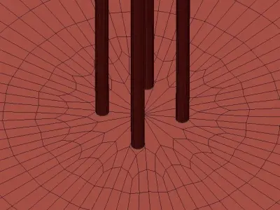 DECORATIVE drum hanging from ceiling 3D model