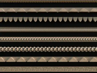 Ornament Pack Vol 29 - Persian Egyptian Roman 3D model