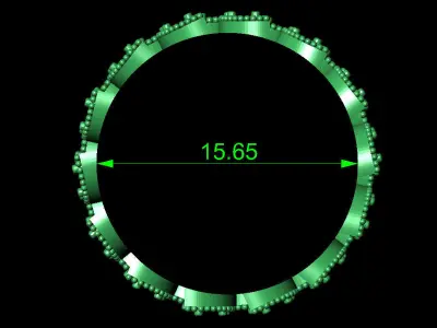 Women Ring 25 fancy marquise style ring band for women 3D print model