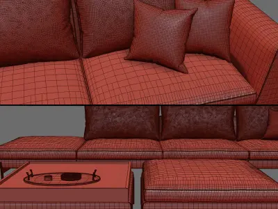 Ditreitalia Kim sofa 3D model