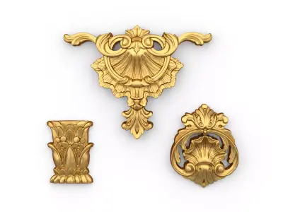 Classic decor ornament 72 3D model
