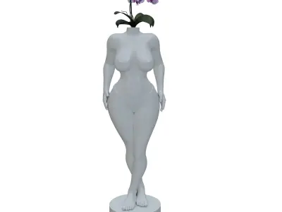 FLOWERPOT VESSEL ELEGANT TOUCH 05 Free 3D print model