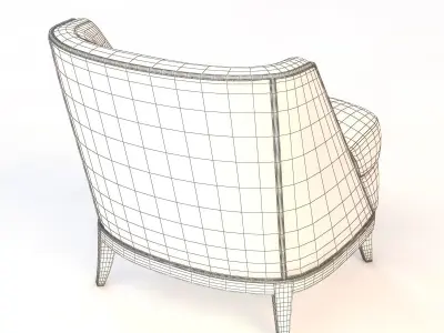 Bolier Modern Luxury Lounge Chair 92005 3D model