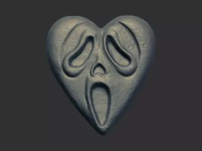 heart shap monsters cnc model 3D print model