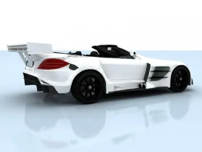 Mercedes-Benz SLR-Mclaren 722 Cabrio Tuned 3D model