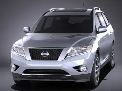 Nissan Pathfinder 2016 VRAY 3D model
