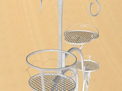 Decor clothes rack 3D model