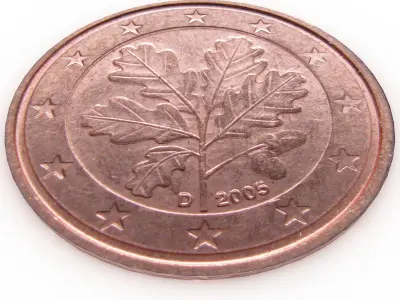 1 Euro Cent Germany 3D model