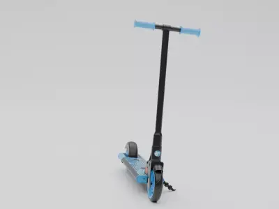 Electrical Cycle Low-poly 3D model