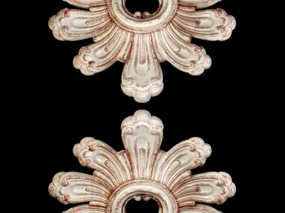 Classic carved 058 3D model