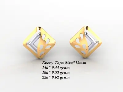 Earrings 50 3D print model