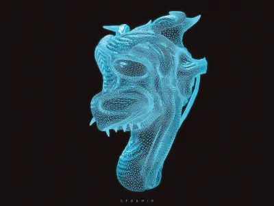 Anstrasza alien head 3D model